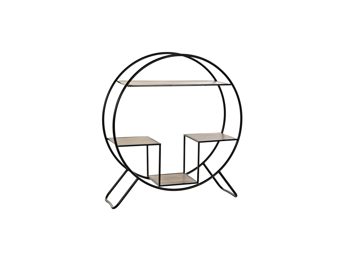 Estanteria Abeto Metal Negro 90x30x100cm