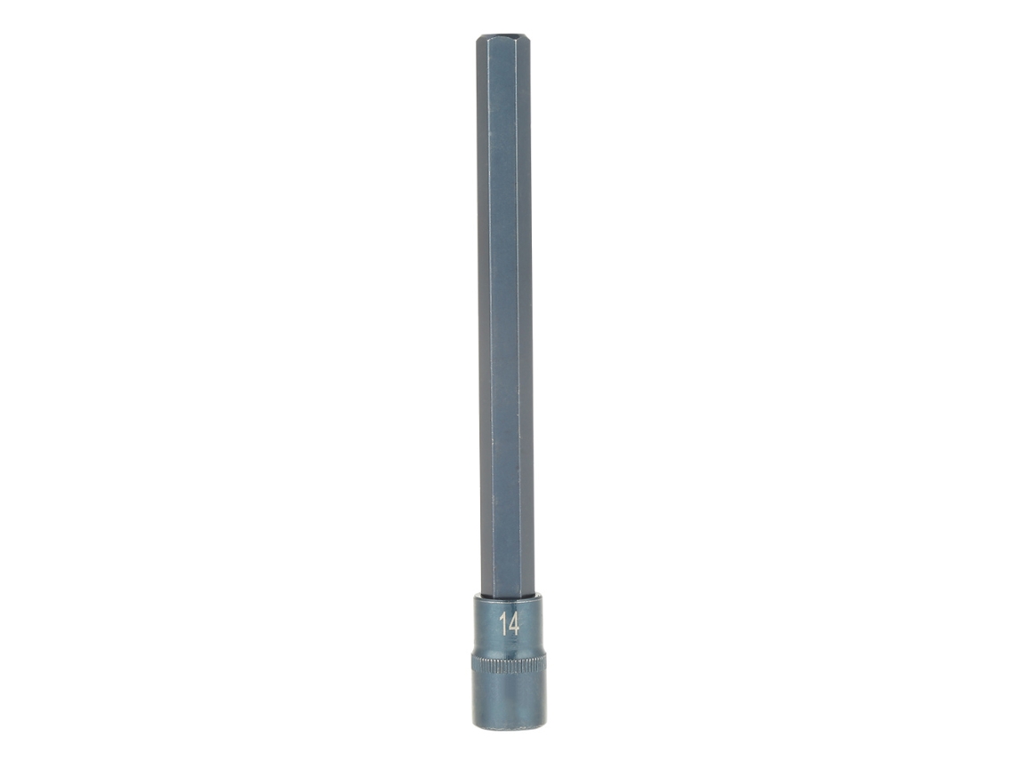 Adaptador De Vaso Hexagonal H14 De 1/2" (200 Mm) Para Destornillador Eléctrico - Herramienta Eléctrica De Metal Duradera Y Ligera