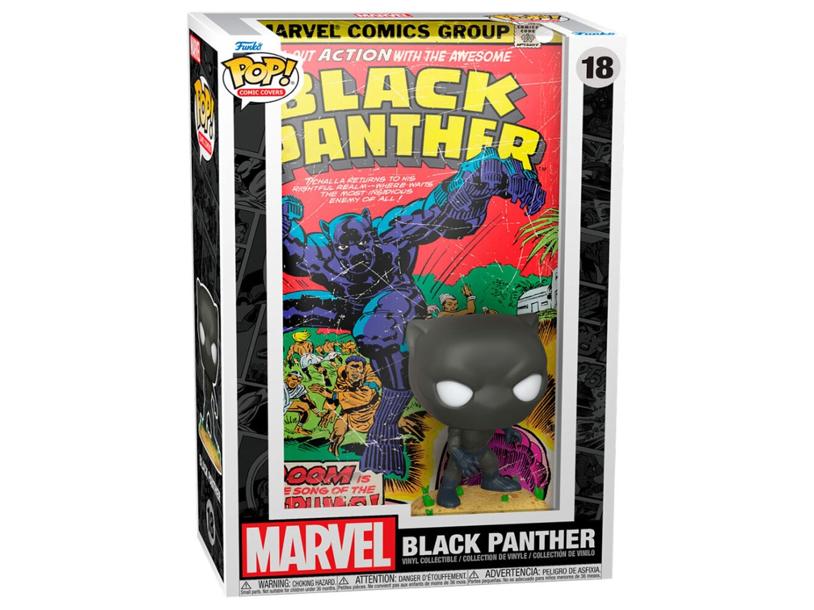 Figura Pop Marvel Comic Cover Pantera Negra B.active