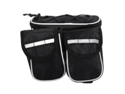 Bolsa Frontal Para Bicicleta Tubo Superior Impermeável Estojo De Armazenamento Quadro Bike Preto