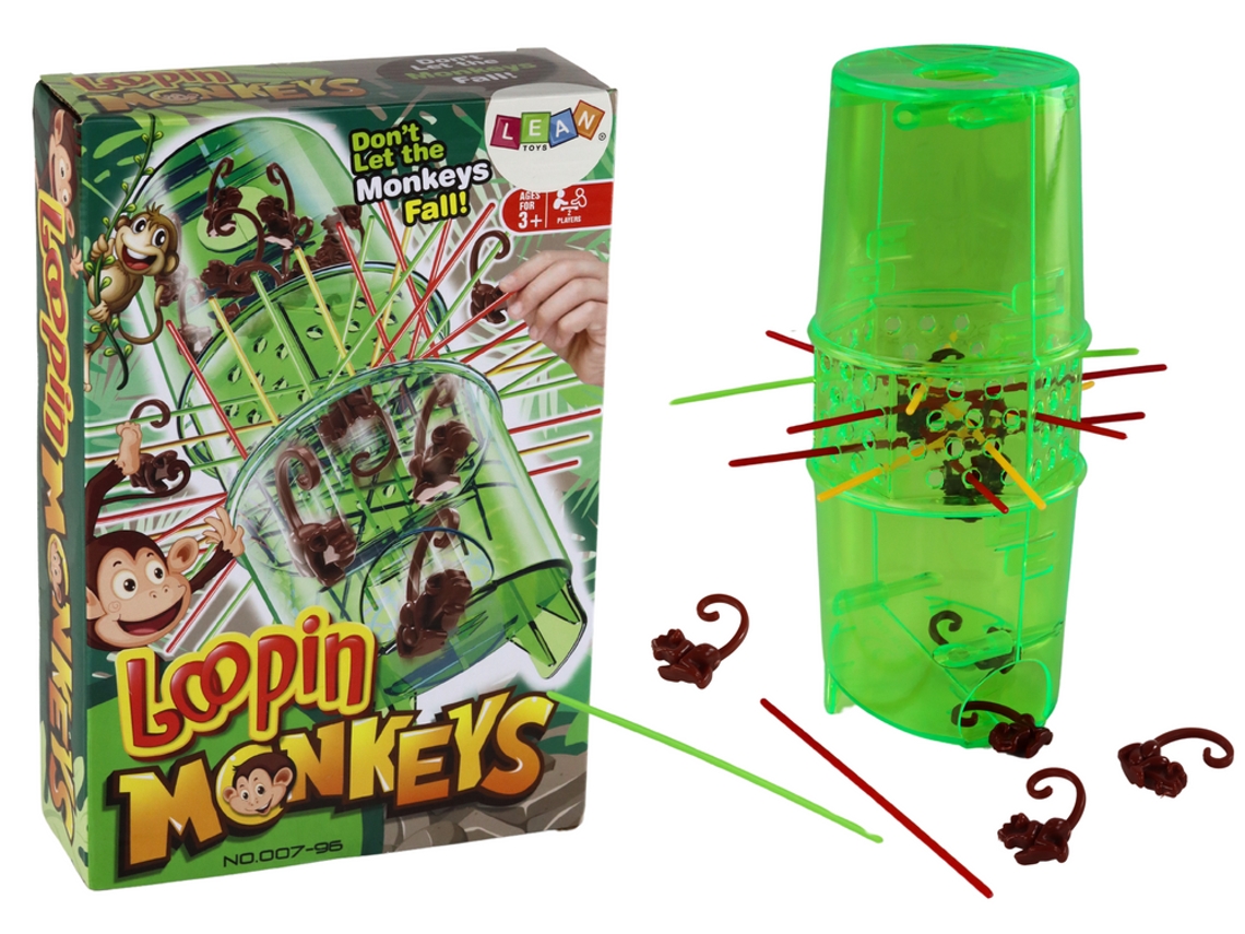 Juego de arcade Atrapa al mono, Monos que caen, Palos B.activo