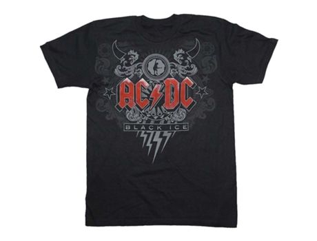 Camiseta ROCKINSTONE Black Ice ACDC (XL)