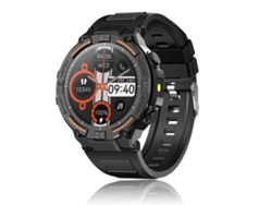 Reloj inteligente para hombre con función de teléfono, resistente al agua con linterna LED, 1,6 pulgadas, resistente para exteriores, con pantalla