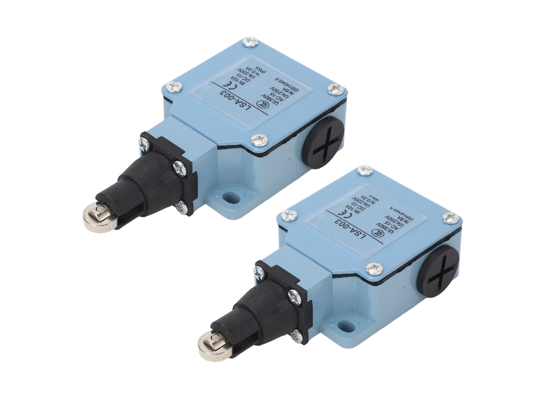 2 Interruptores De Límite Momentáneos Con Microrodillo Para Impresoras 3d Y Fresadoras, 250v/220v.