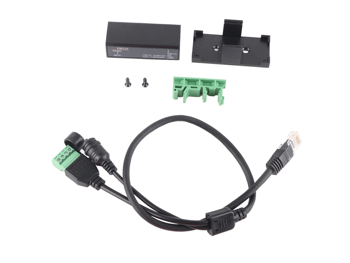 2026velora-servidor Serial Rs485 A Wifi Módulo De Comunicación Inalámbrica Con Antena Integrada Interfaz Rj45 Hf7221
