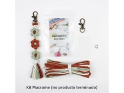 Handweaving Little Daisy Keychain Set, com Tutorial para Iniciantes, Diy Daisy Tassel Keychain Lanyard Pendant MDUG