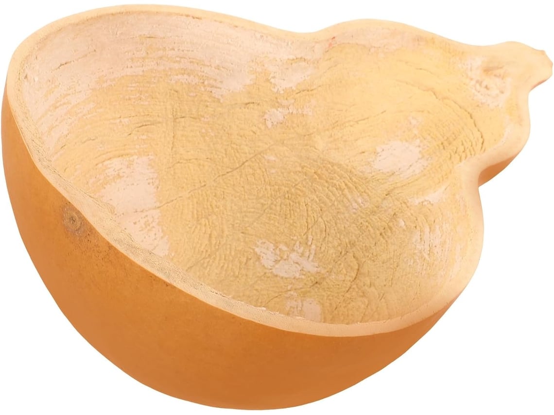 Concha De Cabaça Para Sauna: Colher De Sopa Com Bordas Lisas, Fácil De Usar Para Servir Sopas, Molhos, Sucos