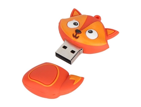 HURRISE Pendrive USB Flash Drive Lindo Animal de Dibujos Animados USB 2.0 Pendrive para Niños Estudiantes Computación Interna 128 Gb