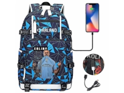 Mochila Con Estampado De Erling Haaland, Mochila Para Estudiantes, Bolsa De Viaje De Gran Capacidad, Estilo 3