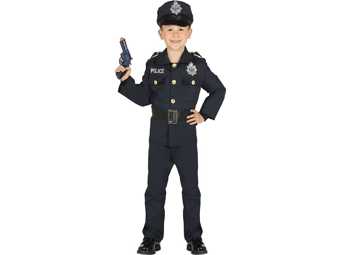 Disfraz de Niño DISFRAZZES Policía Azul (Talla: 7 a 9 años)