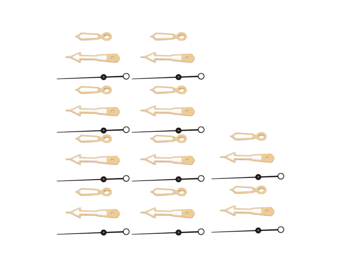 Manecillas de reloj (luminosas, elegantes)
