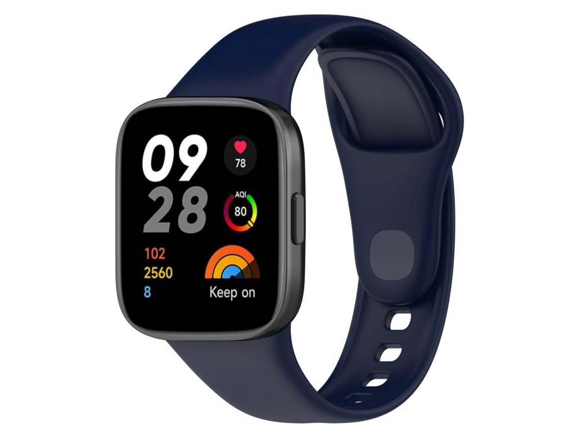 Correa de silicona para Redmi Watch 3 - Color liso - Botón