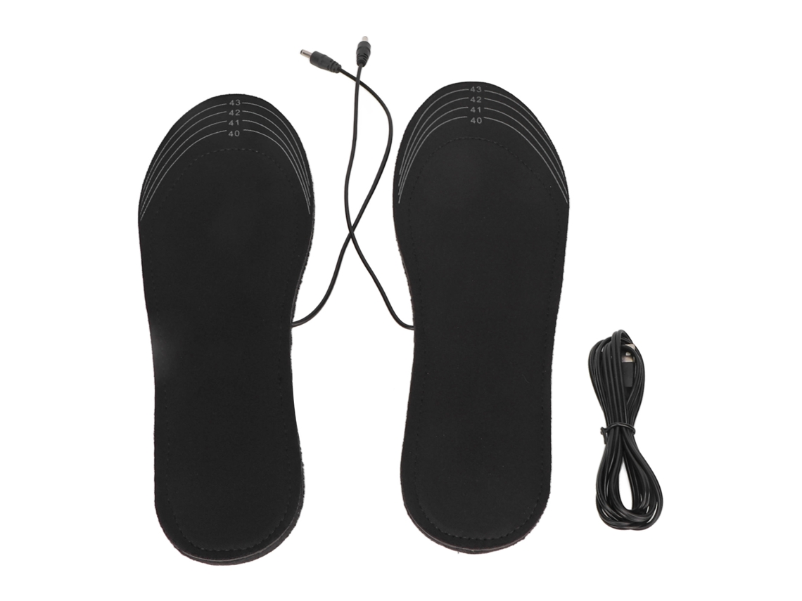Insoletas Aquecidas Recarregáveis Usb Para Camping, Pesca E Trekking (tamanho 40 - 46)