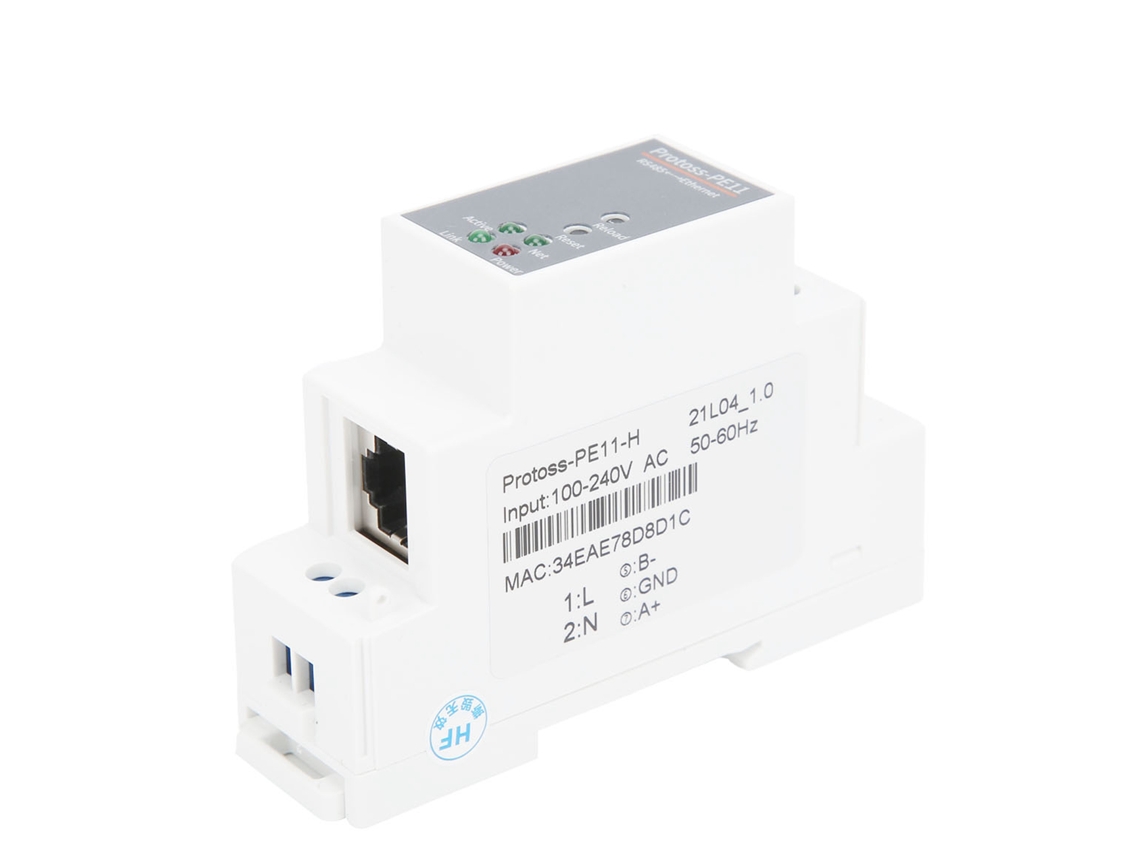 Servidor Serial Rs485 A Ethernet Rail-mounting Router 100-240vac Pe11-h Para Freertos