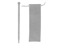 Lápiz De Acupresión Manual De Acero Inoxidable Para Masaje Facial Con Cabezas Dobles Y Funda De Almacenamiento
