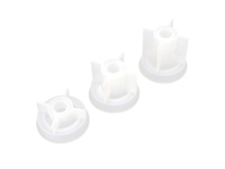 3 moldes redondos de silicona 3D para portavelas caseros, reutilizables, a prueba de derrames, con base estable.