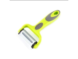 Pelador multifuncional 3 en 1 (verde), pelador de bordes de acero inoxidable