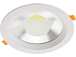 Lámpara de Techo JANDEI LED Downlight Redondo Empotrado (20W - Luz Blanca Fría - 6000K)