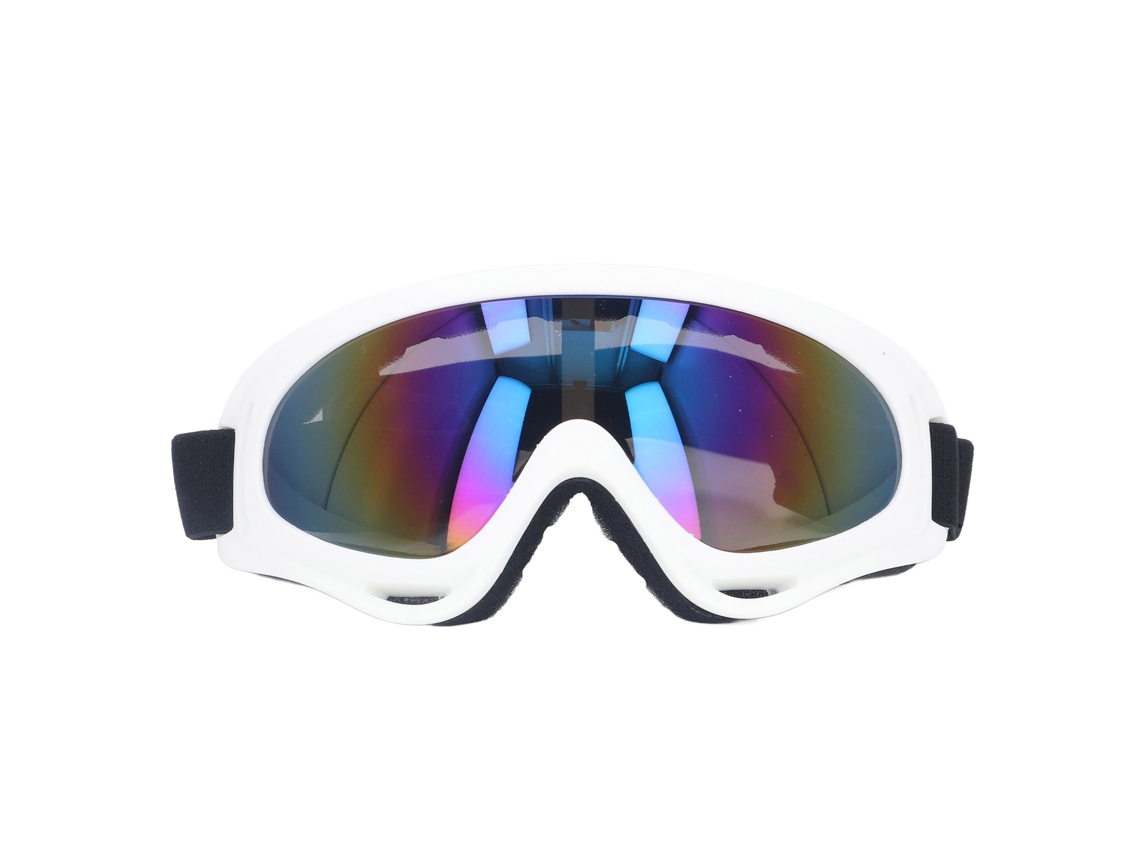 Gafas De Sol Para Perros Con Protección Uv Y Anti-viento Lentes Coloridas Marco Blanco Gafas Para Perros Grandes 3004