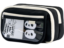 Estuche Para Lápices Panda | Organizador De Artículos De Papelería Con Lindo Diseño De Animales