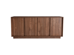 Aparador Moderno Chapado Nogal L180 Cm Como MILIBOO