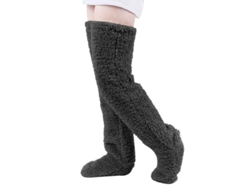 2026-medias Largas De Felpa Calientes Para Invierno Botas De Casa Dormir Calcetines Suaves Para Mujer