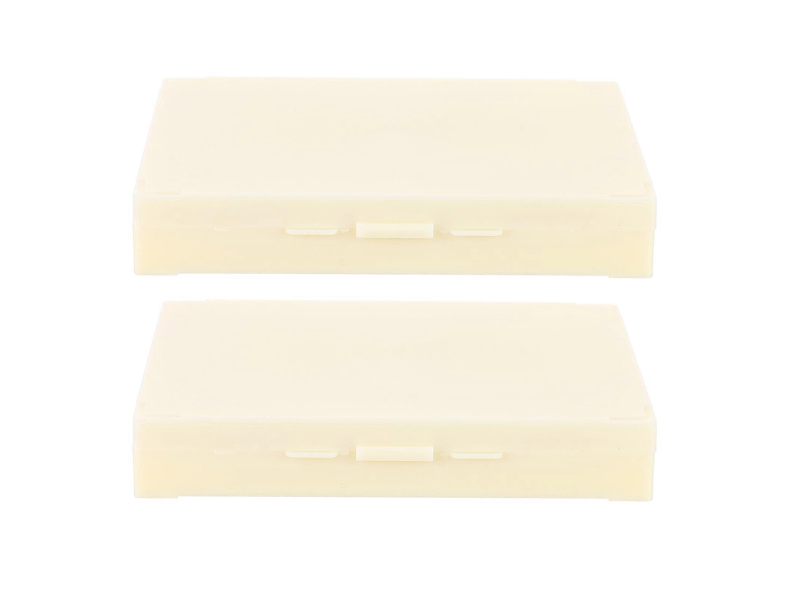Juego de 2 estuches para portaobjetos de microscopio con múltiples compartimentos, soporte para portaobjetos y contenedor. Hengjian