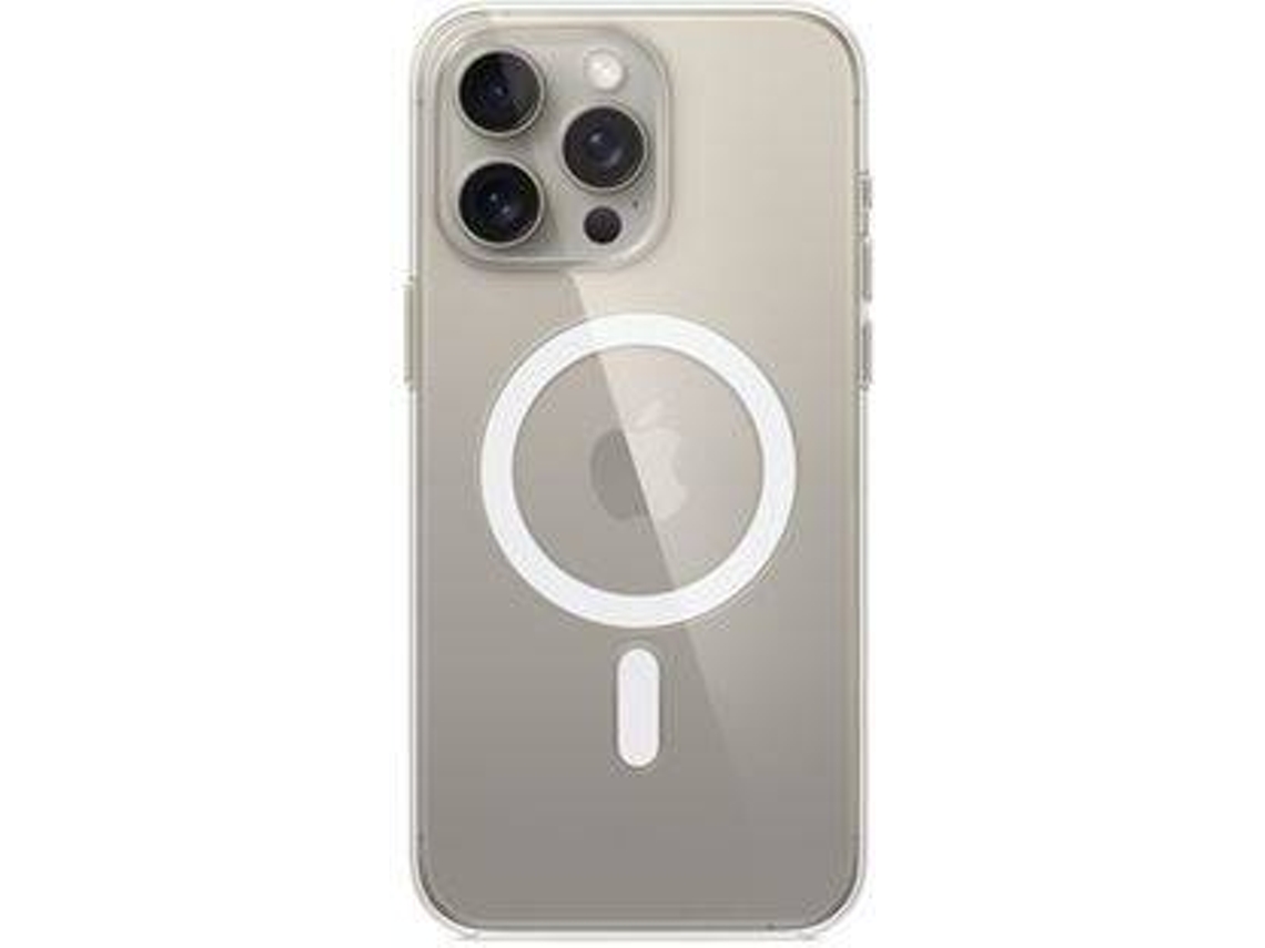 Funda APPLE iPhone 15 Pro Max Clear Case com MagSafe (Transparente)