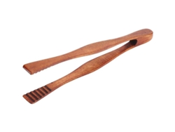 Pinzas De Madera Para Barbacoa, Bufé, Pan, Filetes Y Para Servir Comida.