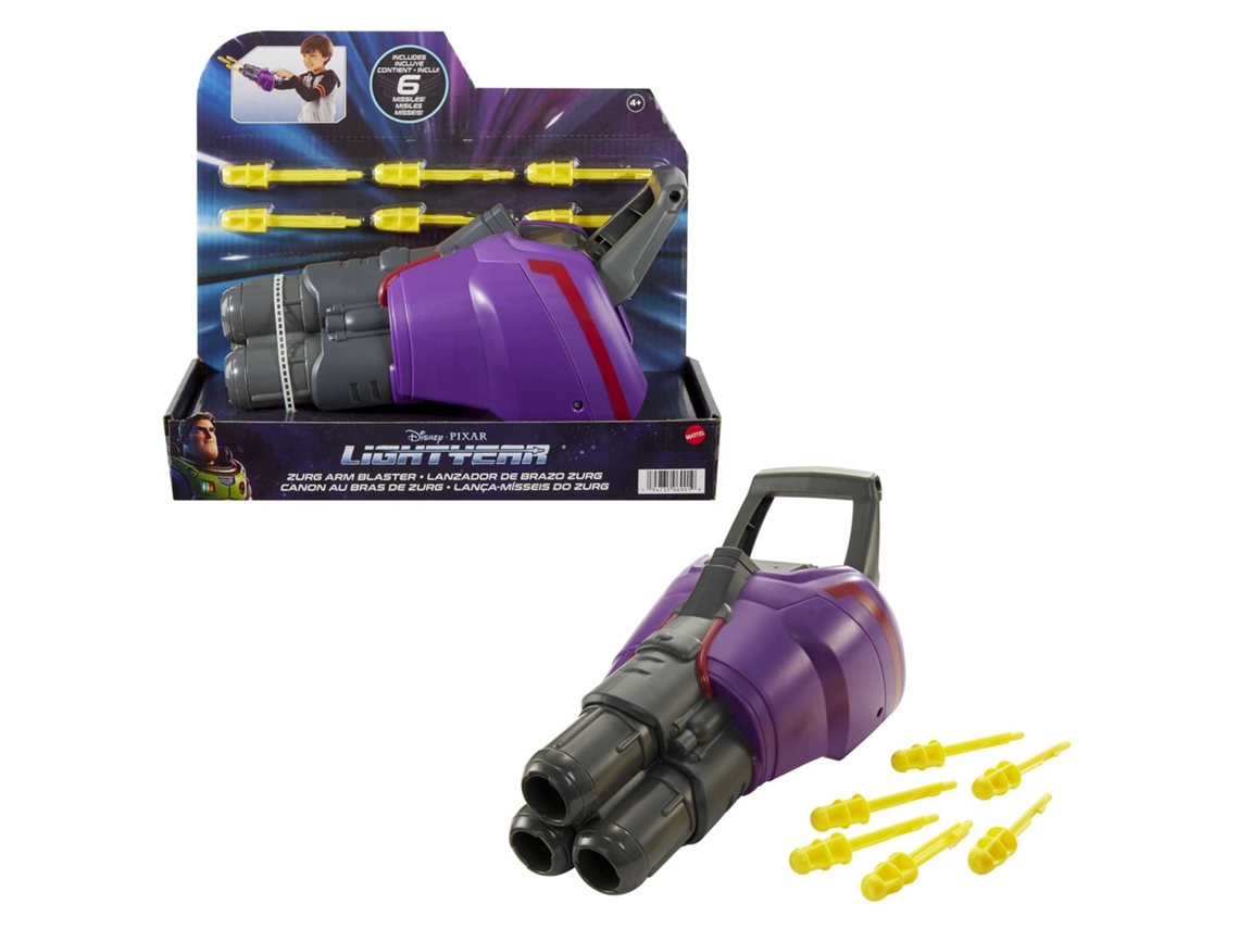 Disney Pixar Lightyear Blaster de Zurg Lanzador de juguete, regalo para niños y niñas +4 años