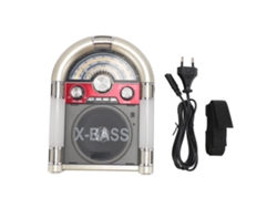 Altavoz Bluetooth con radio AM/FM y reproducción de tarjeta de memoria