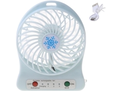 Ventilador De Escritorio Usb Ventilador Portátil Con Luz Led Enfriador Aire Mini Third Wind Fácil