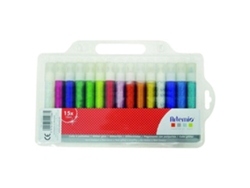 Set 15 tubos de pegamento con brillo 10 ml