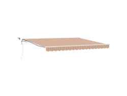 Toldo retráctil automático Vidaxl de tela multicolor