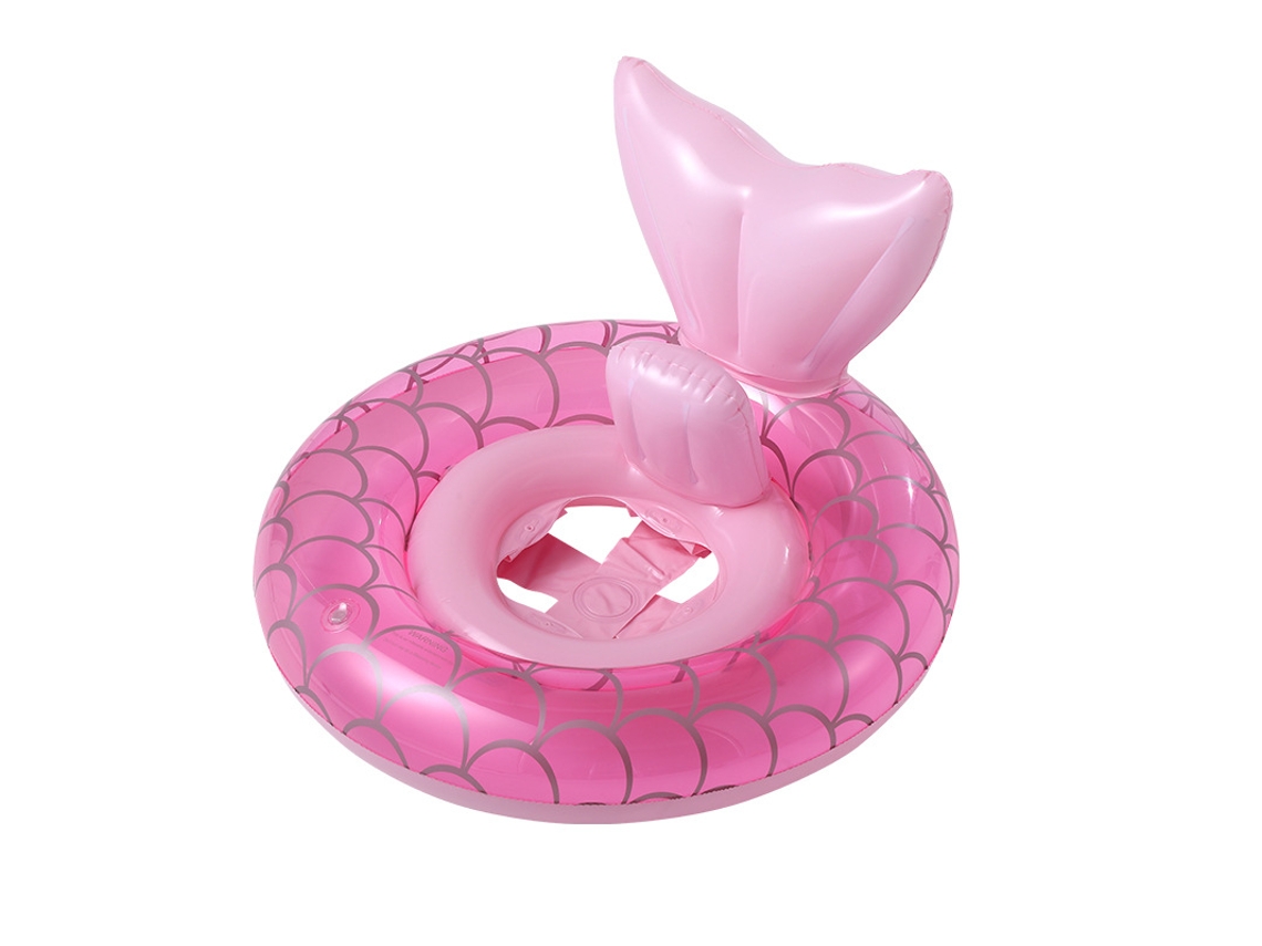Flotador de piscina para bebés, asiento inflable para nadar, para edades de 6 a 36 meses, color rosa Gertiz