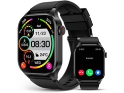 Reloj inteligente YUNZII con pantalla AMOLED de 2,04 pulgadas y monitor de frecuencia cardíaca (no aplicable)