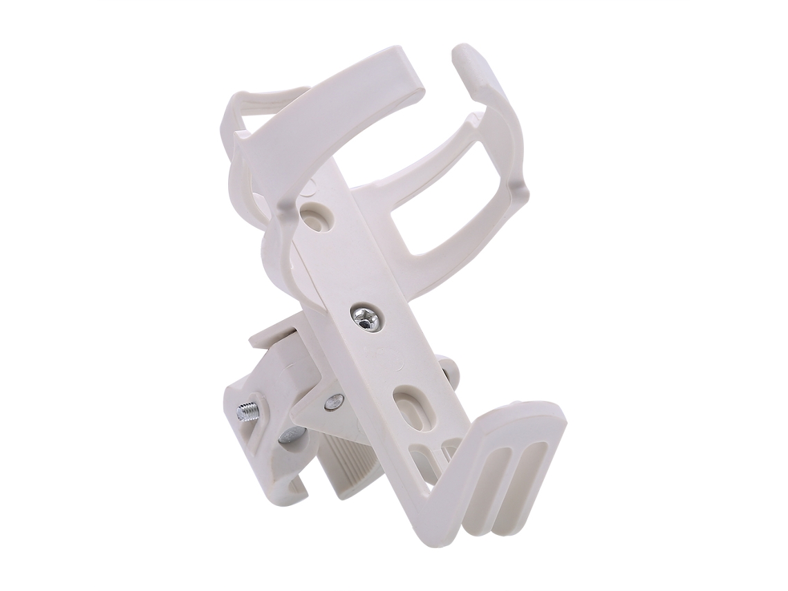 Portabotellas Blanco Manubrio Para Ciclismo De Montaña Al Aire Libre.