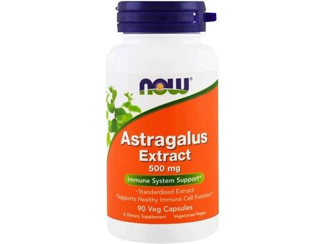 Complemento Alimentar NOW Astrágalo (90 cápsulas vegetais)
