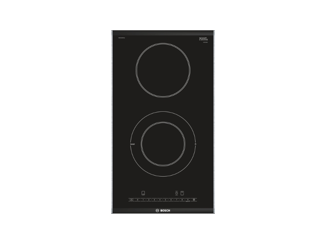 Placa de Vitrocerámica BOSCH PKF375FP1E (Eléctrica - 30.6 cm - Negro)