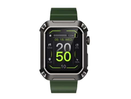 ROGBID Tank S2 Smartwatch Esfera Verde 46Mm Correa De Goma Smartwatch
