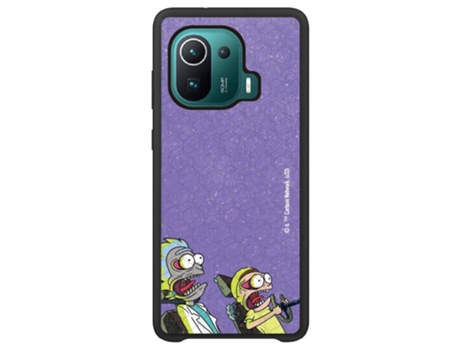 Funda Móvil Oficial Rick Morty Warner Bros para Xiaomi Mi 11 Pro Global PHONECASES3D Piel Sintética Negro