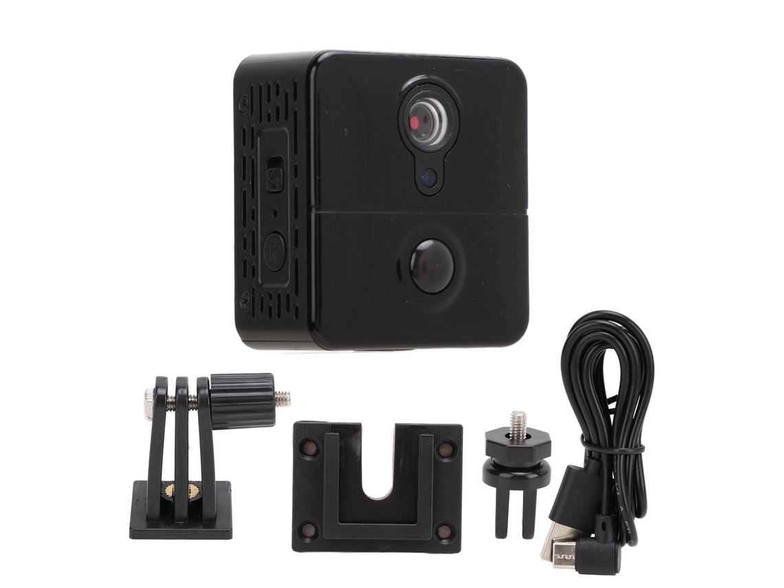 Cámara De Seguridad Pequeña Inalámbrica Wifi Con Detección Humana 1080p Visión Nocturna Y Audio Bidireccional