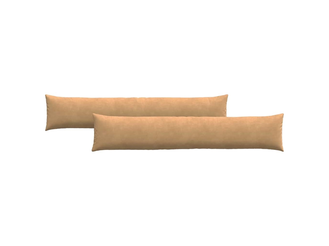 Cojines para sofá (2 unidades) - Marrón, 200 x 40 cm, HARLANV1