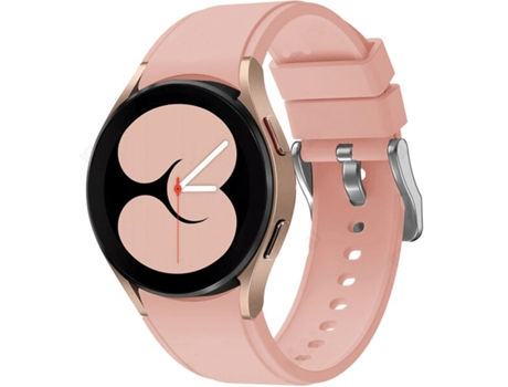 Pulsera de Silicona Con Hebilla para Apple Watch Se (2022) 44 Mm de Rosa
