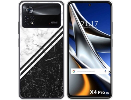 Carcasa para Xiaomi Poco X4 Pro 5G TUMUNDOSMARTPHONE Dibujos Mármol 01 Multicolor