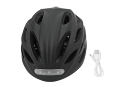 2026-casco De Bicicleta Con Luz Led Ajustable Transpirable Estructura Sólida Pc Desmontable Para Patinaje Talla L 58‑61cm