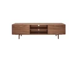 Mueble Tv de Nogal Con Almacenaje 180 Cm Suva MILIBOO