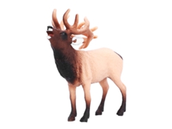 Brinquedo De Figura De Rena Miniatura Decorativa Modelo De Animal Selvagem Com Detalhes Requintados