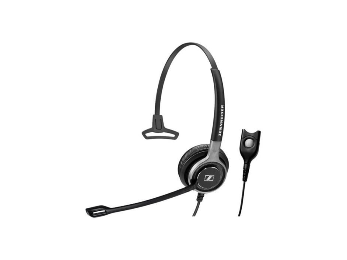 Sennheiser Impact SC 638 Century Micrófono intrauditivo con cable EPOS negro y plateado