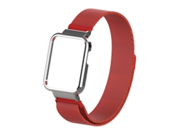 Correa Smartwatch para Xiaomi Mi Watch Lite / Redmi Watch 1 Pulsera Metálica Magnética Milanesa Roja YUYSAN
